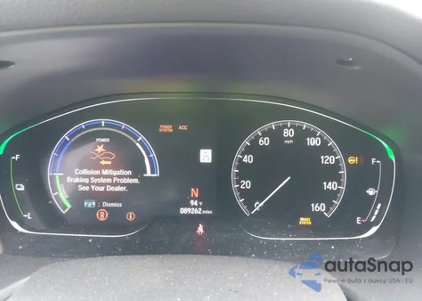 2019 Honda Accord Hybrid z USA, uszkodzony, nr VIN 1HGCV3F15KA016547